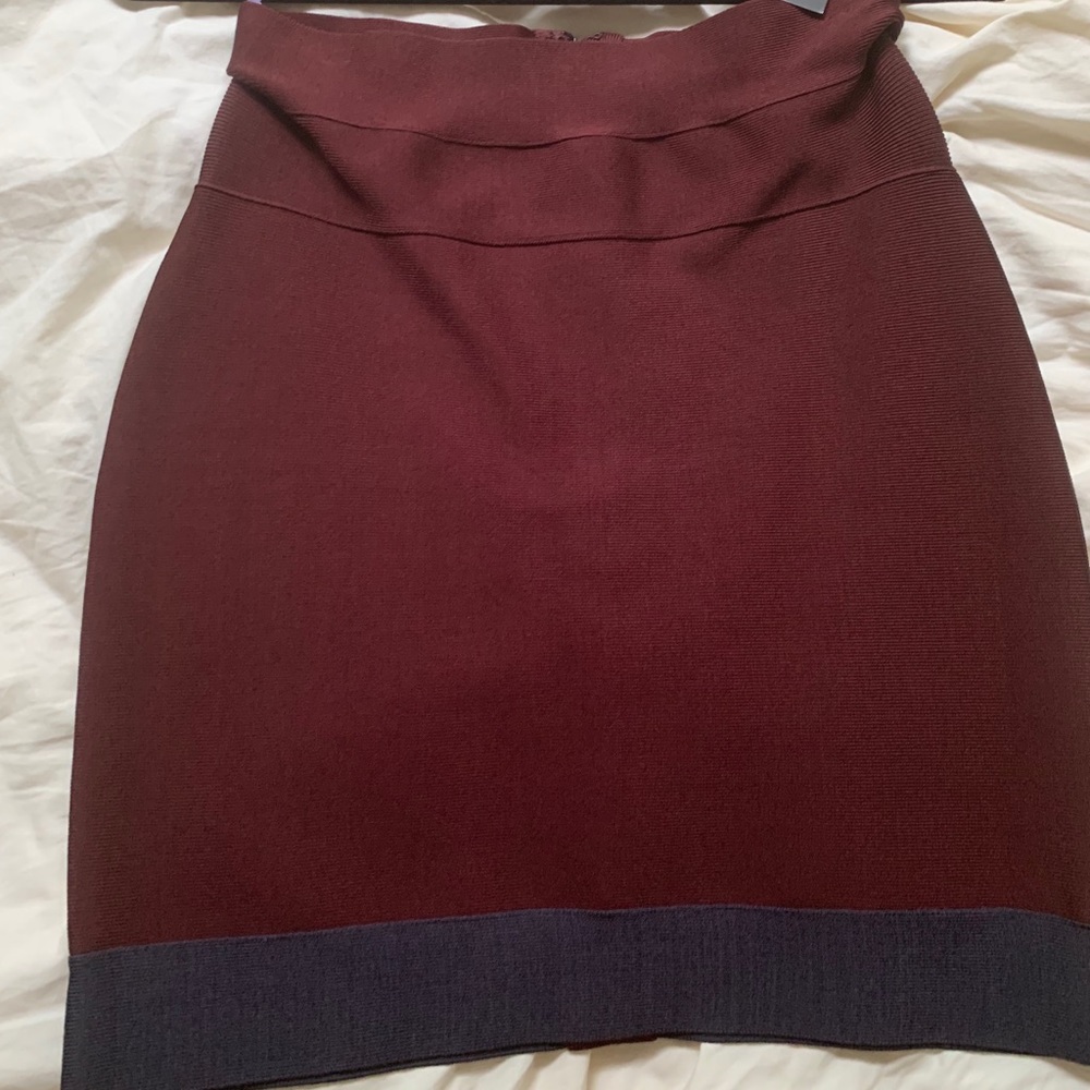 Herve Leger mini skirt
